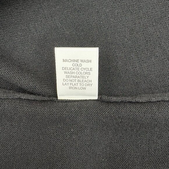 NorthStyle Cardigan Long Tunic Sweater Pockets Button Front Black Womens 3X New - Picture 8 of 8